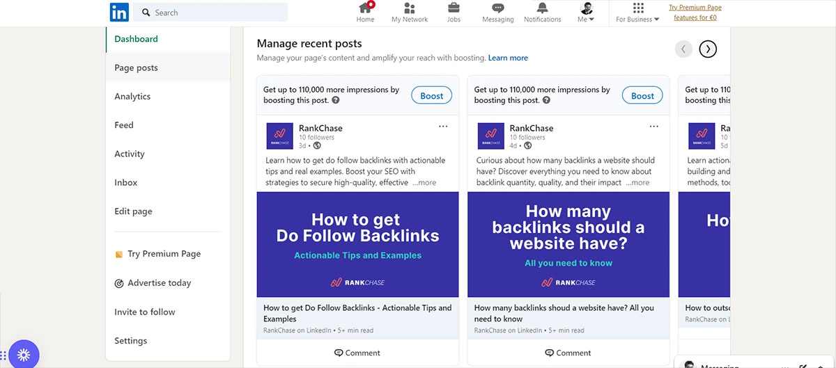 linkedin articles